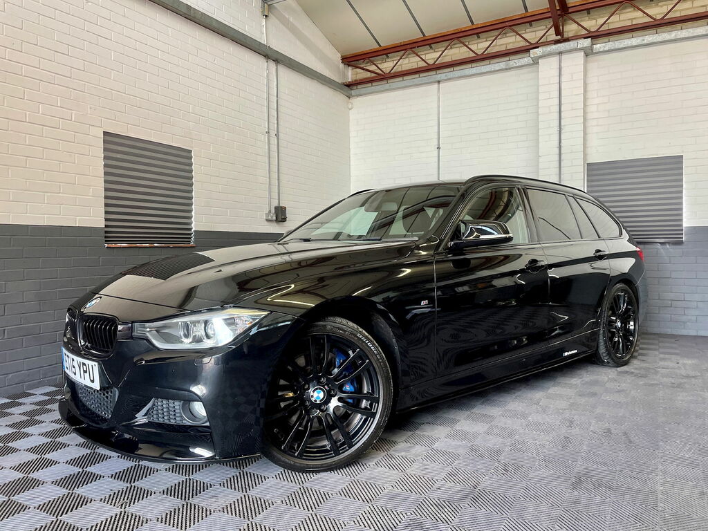 BMW 3 Series 2.0 320D M Sport Touring Euro 5 S ET15YPU Black #2