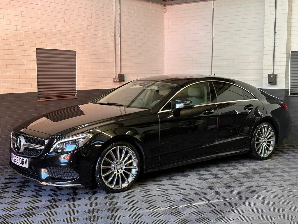 Mercedes-Benz CLS 3.0 Cls350d V6 Amg Line Premium Coupe KS65ORV Black #4