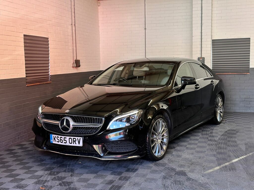 Mercedes-Benz CLS 3.0 Cls350d V6 Amg Line Premium Coupe KS65ORV Black #3