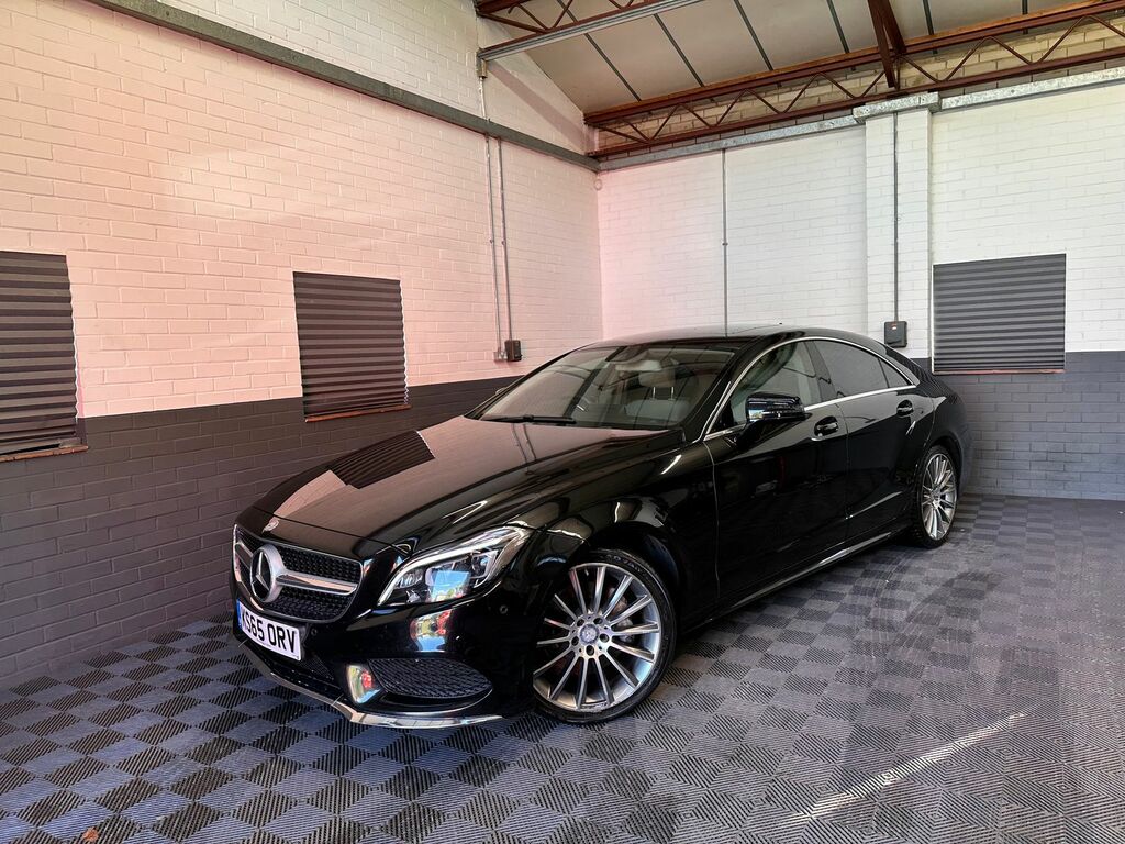 Mercedes-Benz CLS 3.0 Cls350d V6 Amg Line Premium Coupe KS65ORV Black #2