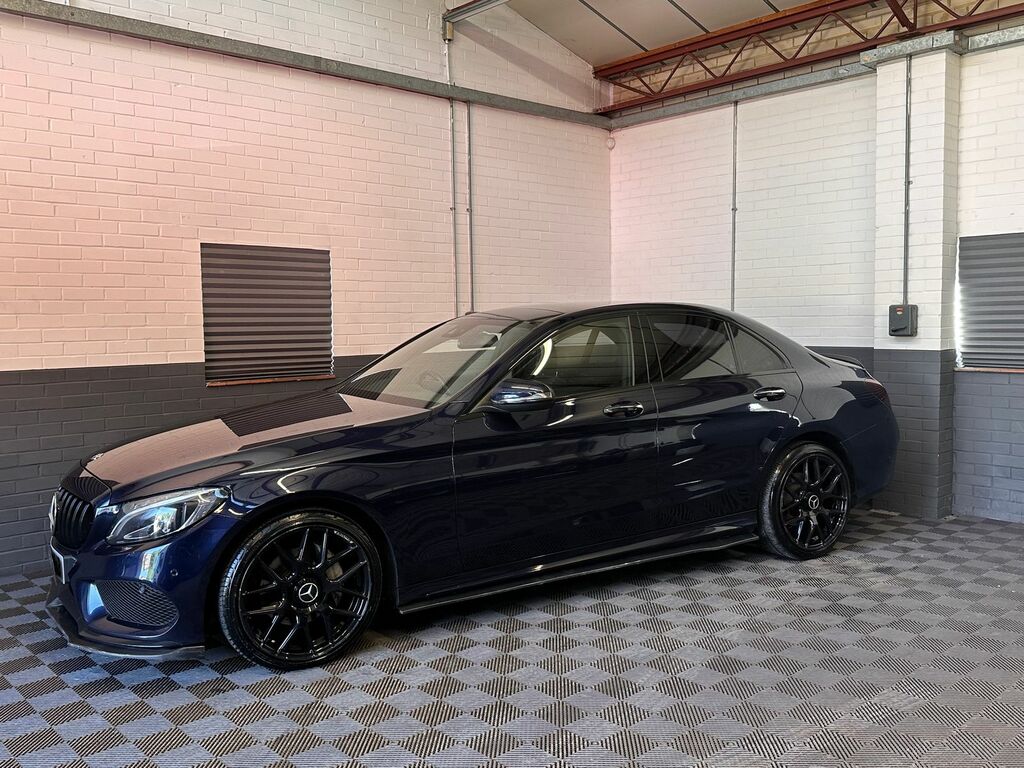 Mercedes-Benz C Class 2.1 C220d Amg Line Premium Plus Saloon Diese KO17VHB Blue #6