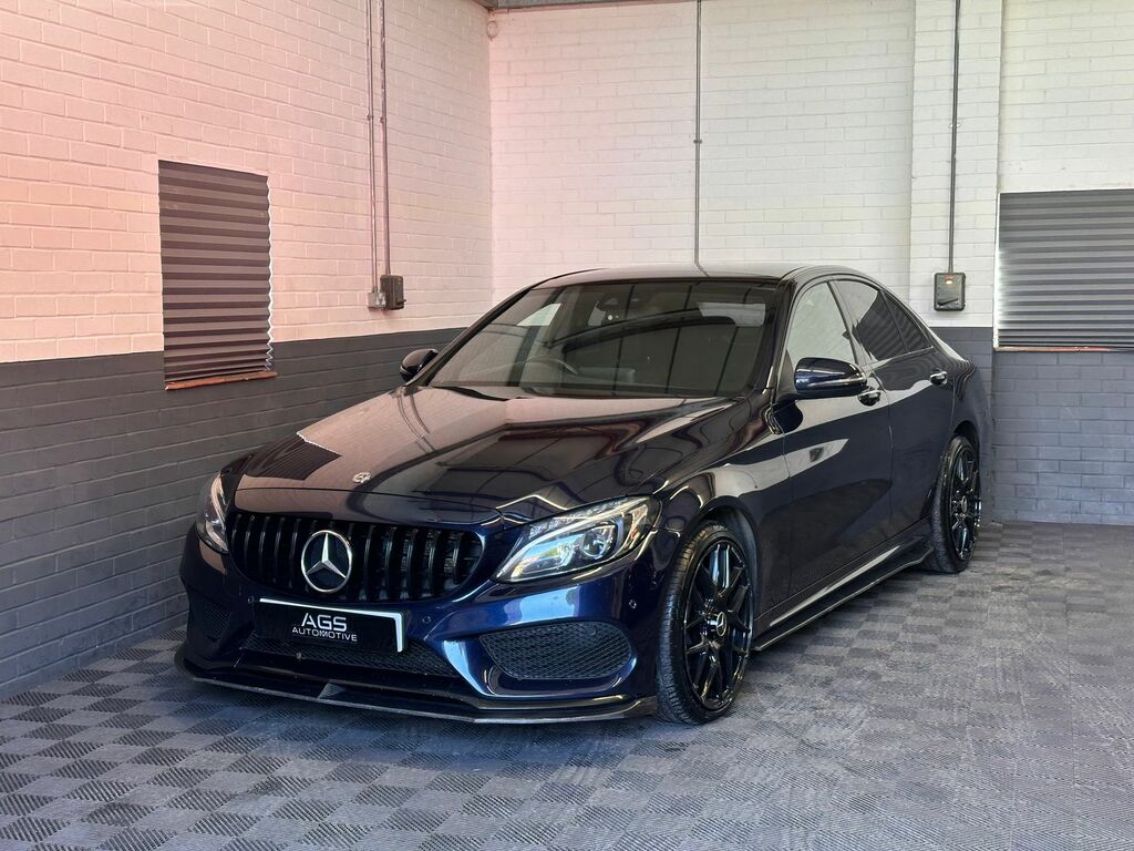 Mercedes-Benz C Class 2.1 C220d Amg Line Premium Plus Saloon Diese KO17VHB Blue #5