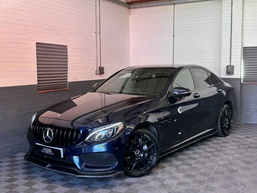 Mercedes-Benz C Class 2.1 C220d Amg Line Premium Plus Saloon Diese KO17VHB Blue #2