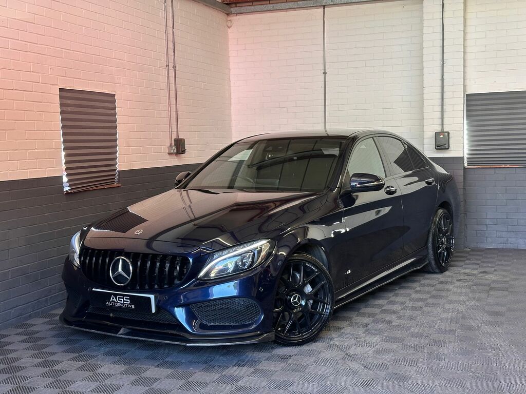 Mercedes-Benz C Class 2.1 C220d Amg Line Premium Plus Saloon Diese KO17VHB Blue #4