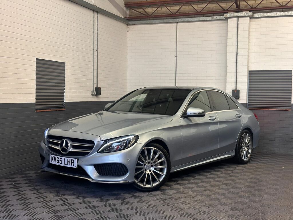 Mercedes-Benz C Class 2.1 C250d Amg Line Premium Plus Saloon Diese KV65LHR Silver #2