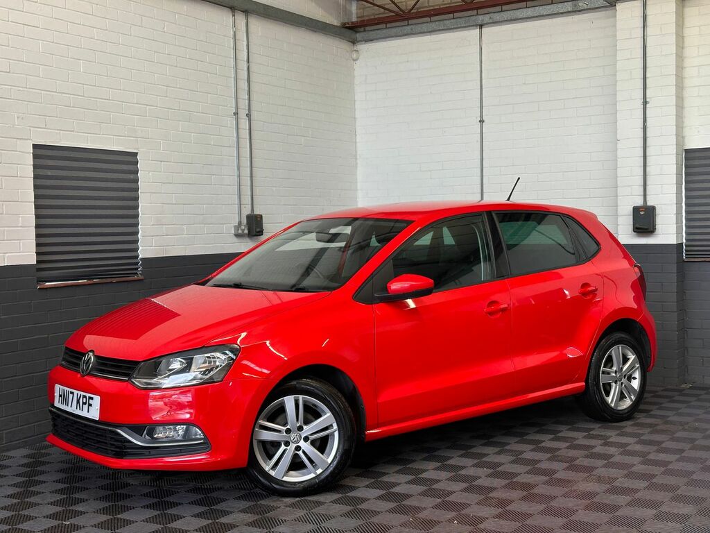 Volkswagen Polo 1.0 Bluemotion Tech Match Hatchback Man HN17KPF Red #2