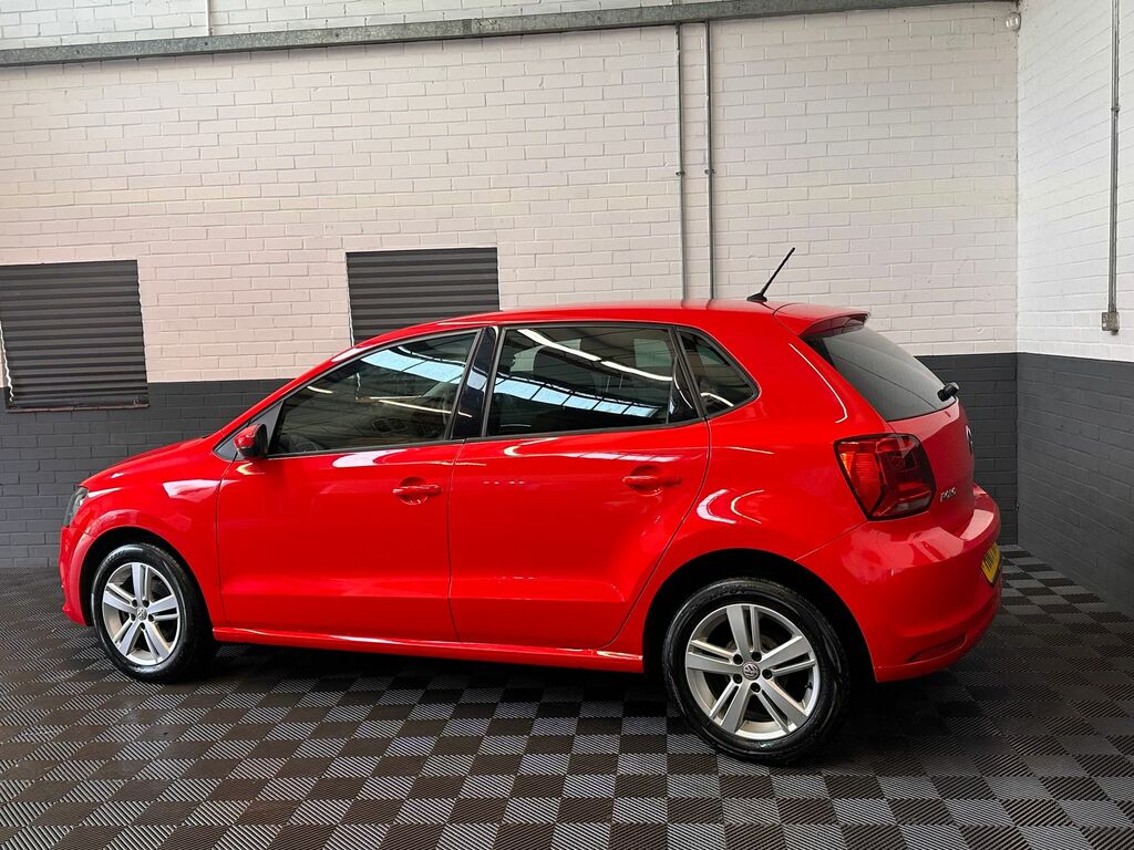 Volkswagen Polo 1.0 Bluemotion Tech Match Hatchback Man HN17KPF Red #6