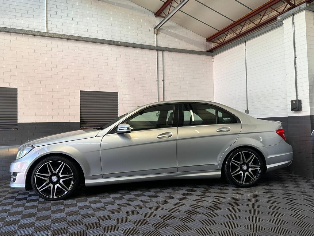 Mercedes-Benz C Class 2.1 C250 Cdi Amg Sport Plus Saloon G-tr LK63FZV Silver #5