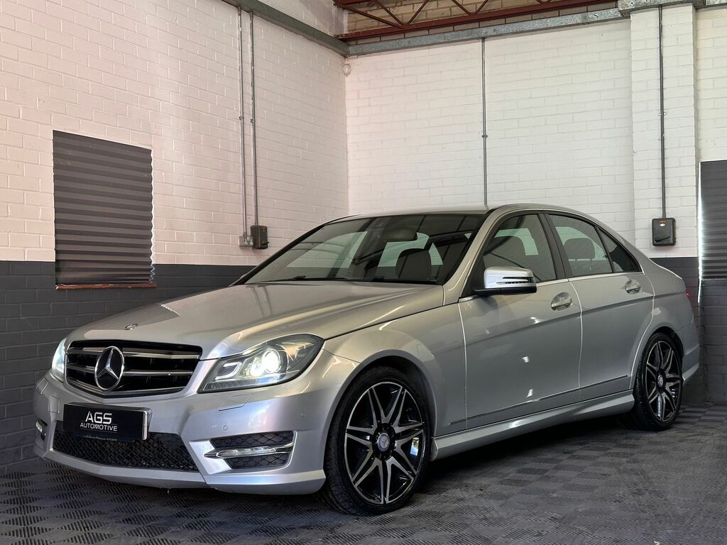 Mercedes-Benz C Class 2.1 C250 Cdi Amg Sport Plus Saloon G-tr LK63FZV Silver #2