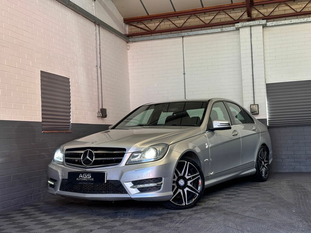Mercedes-Benz C Class 2.1 C250 Cdi Amg Sport Plus Saloon G-tr Silver
