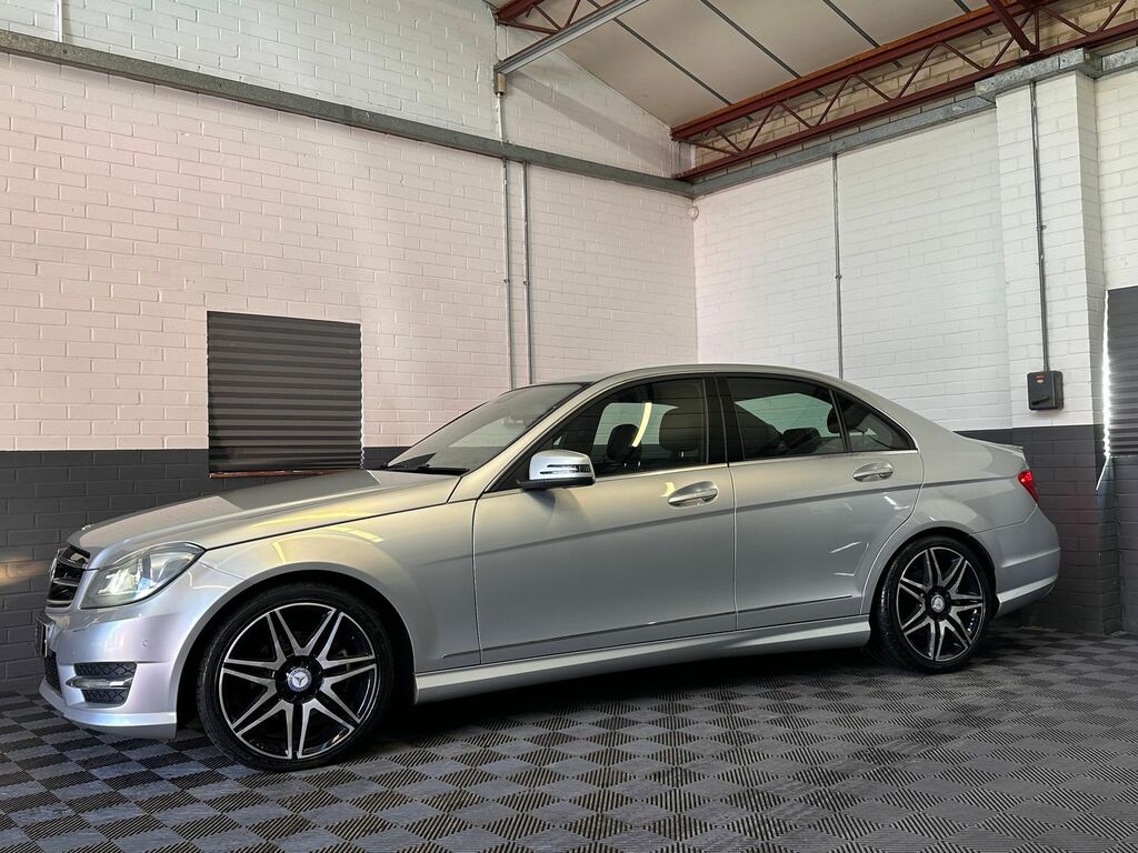 Mercedes-Benz C Class 2.1 C250 Cdi Amg Sport Plus Saloon G-tr LK63FZV Silver #4