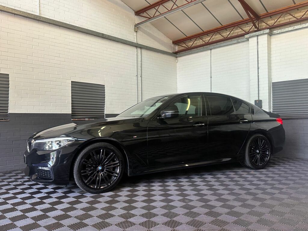 BMW 5 Series 2.0 520D M Sport Saloon Euro 6 S VE67RBZ Black #5