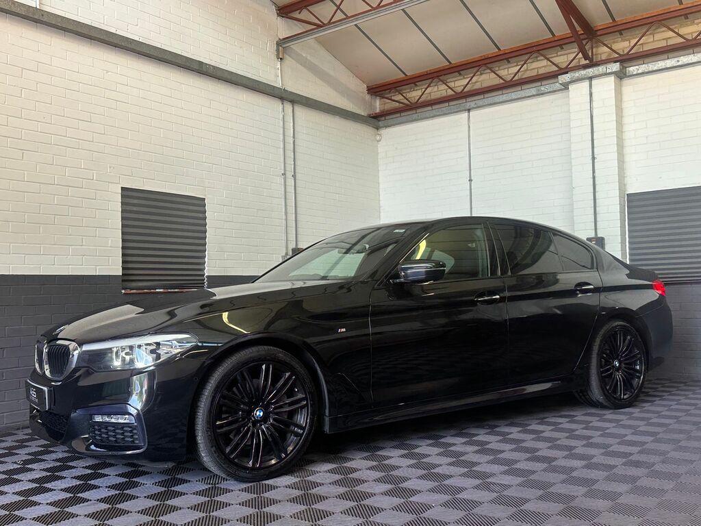 BMW 5 Series 2.0 520D M Sport Saloon Euro 6 S VE67RBZ Black #4