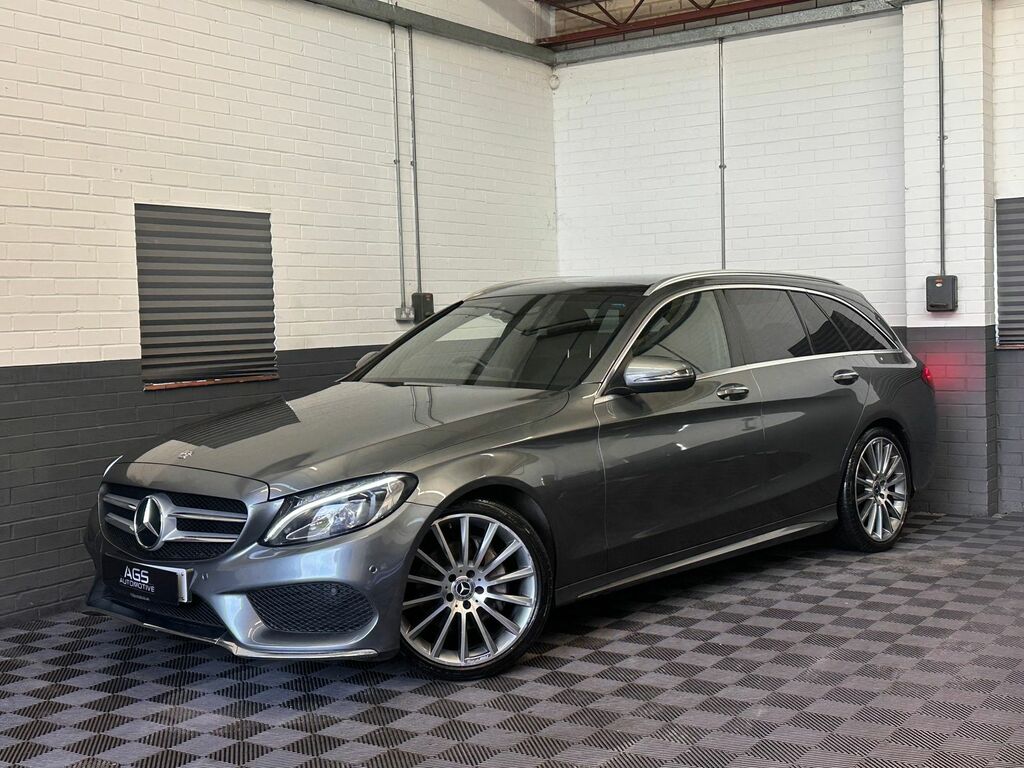 Mercedes-Benz C Class 2.1 C220d Amg Line Premium Estate G-t OY67XBS Grey #3