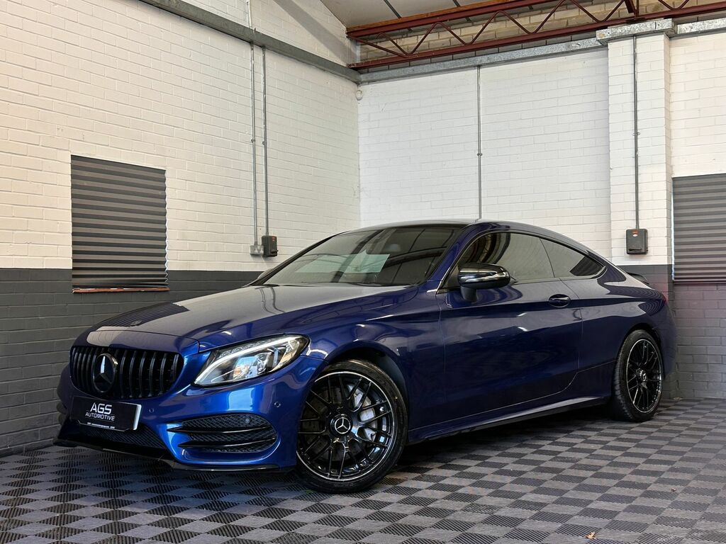 Mercedes-Benz C Class 2.1 C250d Amg Line Premium Plus Coupe Blue