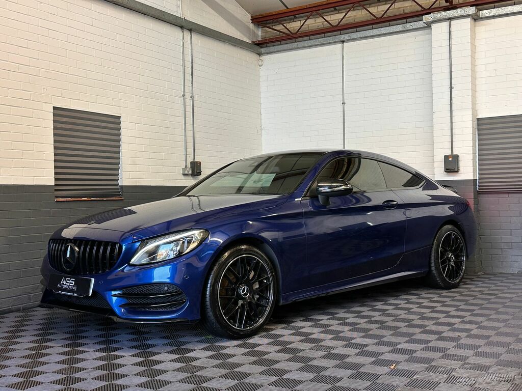 Mercedes-Benz C Class 2.1 C250d Amg Line Premium Plus Coupe KS66DXU Blue #4