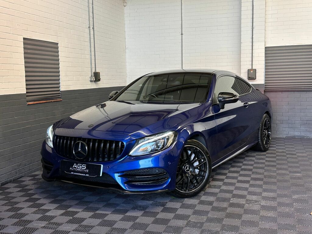 Mercedes-Benz C Class 2.1 C250d Amg Line Premium Plus Coupe KS66DXU Blue #2