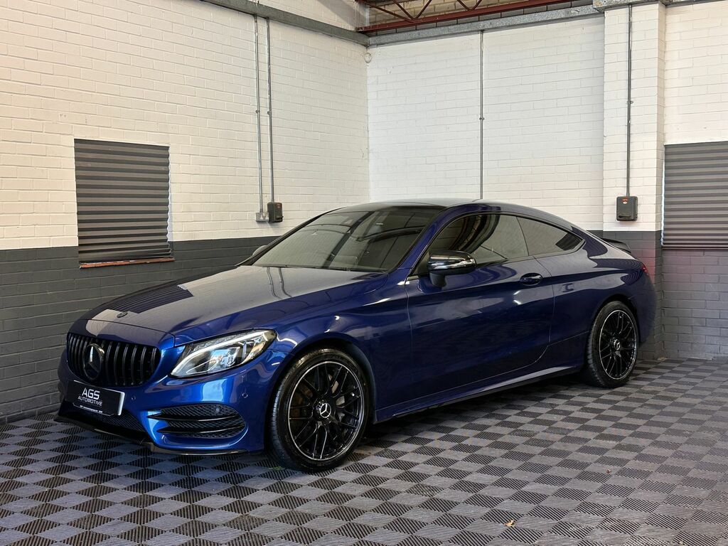 Mercedes-Benz C Class 2.1 C250d Amg Line Premium Plus Coupe KS66DXU Blue #3