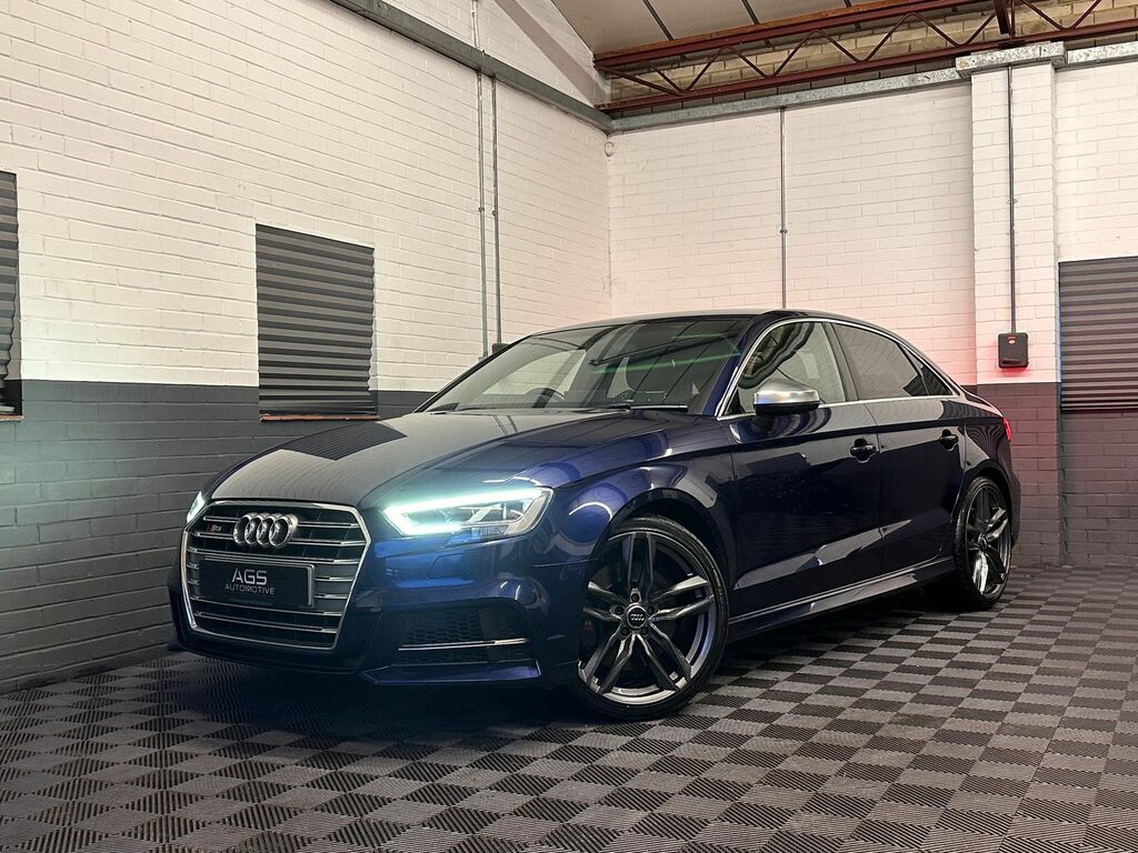 Audi S3 2.0 Tfsi Saloon S Tronic Quattro Euro 6 LV67YJS Blue #4
