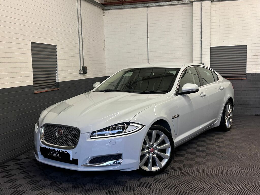 Jaguar XF 2.2D Portfolio Saloon Euro 5 Ss OV15WZR White #2