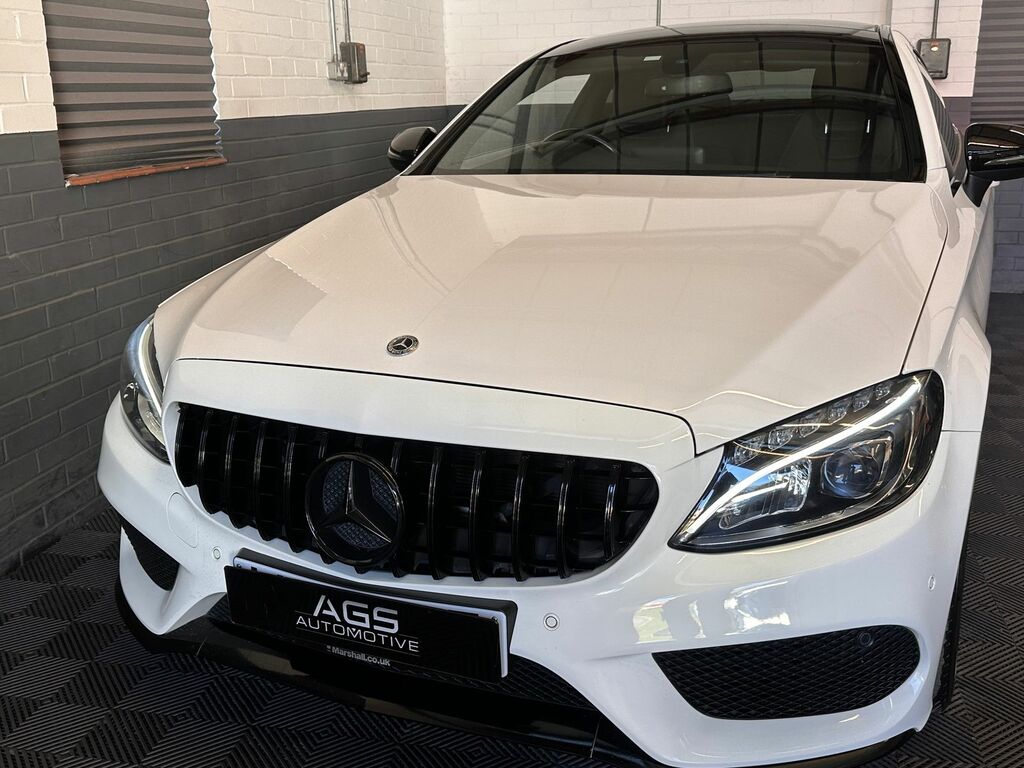 Mercedes-Benz C Class 2.1 C220d Amg Line Premium Coupe G-tr LY66SWF White #6
