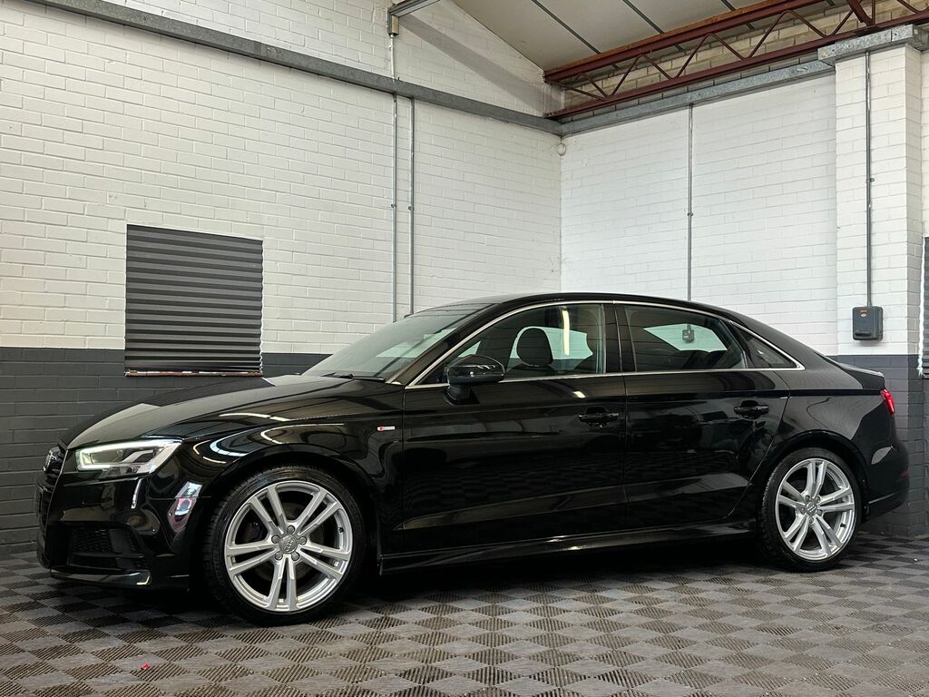 Audi A3 2.0 Tfsi 40 S Line Saloon S Tronic Quat Black #3