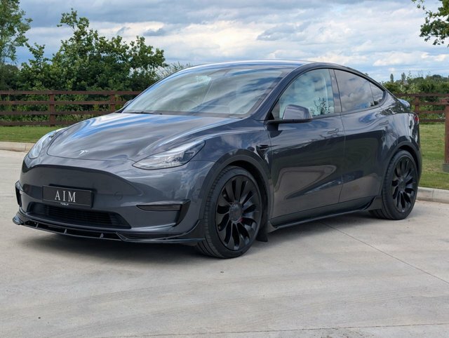 Tesla Model Y Motor Performance Suv Grey