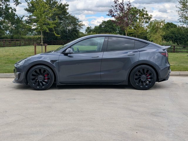 Tesla Model Y Motor Performance Suv Grey #4