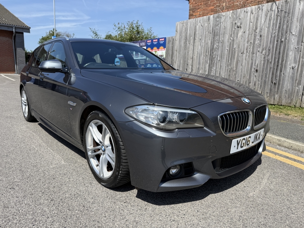 BMW 5 Series 2.0 520D M Sport Touring Grey #2