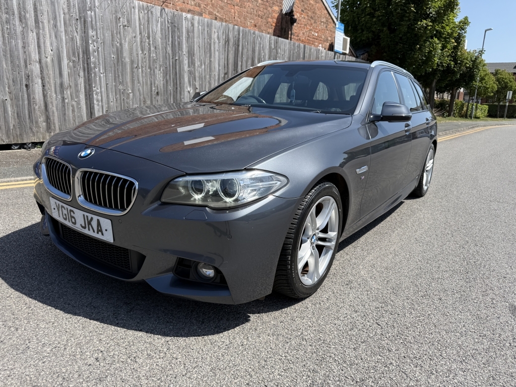 BMW 5 Series 2.0 520D M Sport Touring Grey #4