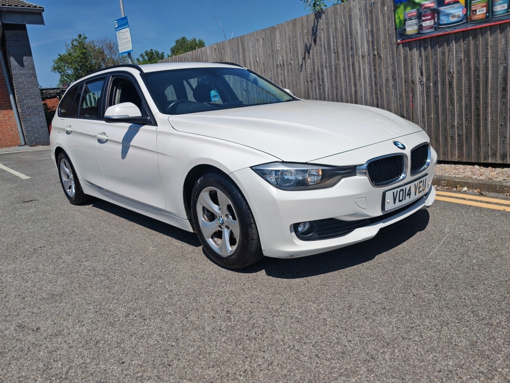 BMW 3 Series 2.0 320D Efficientdynamics Touring White #2