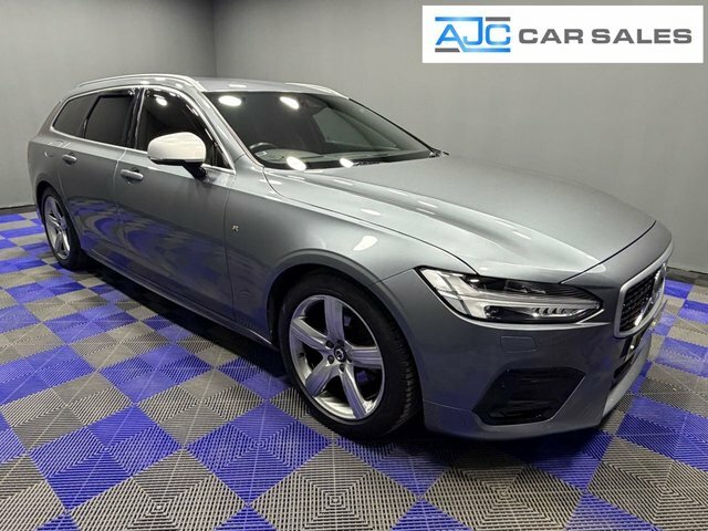 Volvo V90 2018 2.0 D4 R-design Estate Euro 6 YX68HKD Grey #2