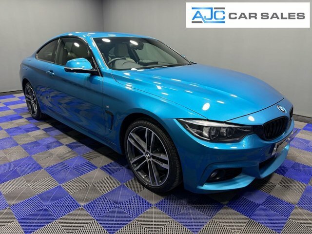 BMW 4 Series Gran Coupe 2018 2.0 420D M Sport Coupe Xdrive YK68YWM Blue #2