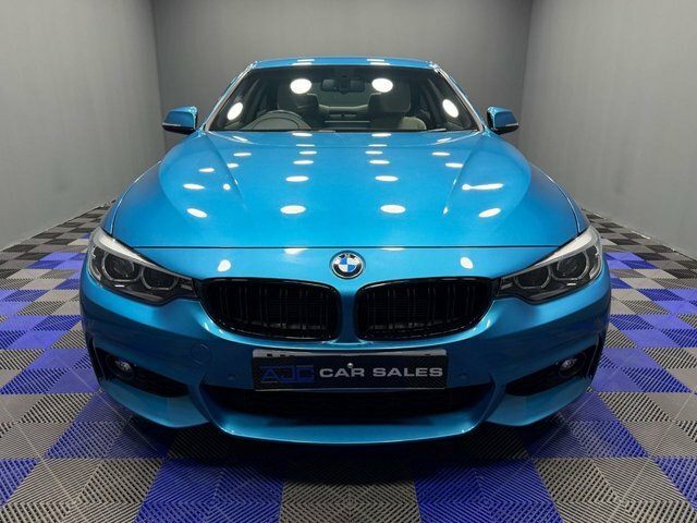 BMW 4 Series Gran Coupe 2018 2.0 420D M Sport Coupe Xdrive YK68YWM Blue #5