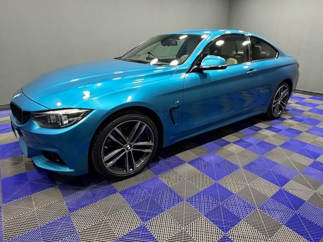 BMW 4 Series Gran Coupe 2018 2.0 420D M Sport Coupe Xdrive YK68YWM Blue #6
