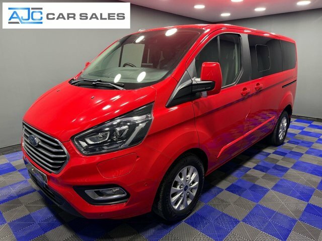 Ford Tourneo Custom 2020 1.0 320 Ecoboost 13.6Kwh Titanium Minibus 8 S Red