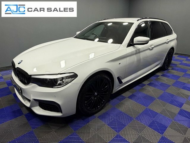 BMW 5 Series 2019 2.0 520D M Sport Touring Xdri White