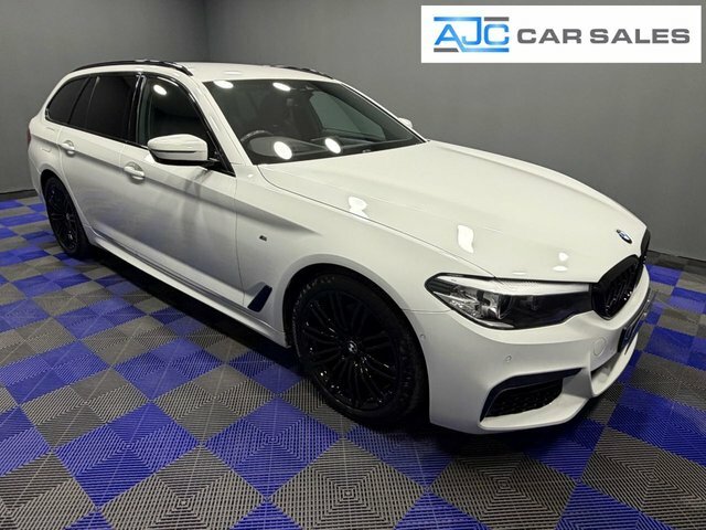 BMW 5 Series 2019 2.0 520D M Sport Touring Xdri YC19RLB White #2