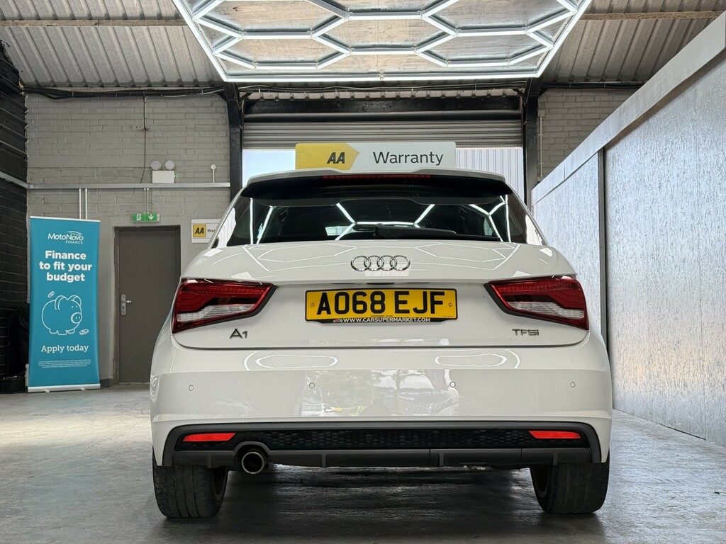 Audi A1 Hatchback 1.0 Tfsi S Line Apply For Finance On Ou AO68EJF White #4