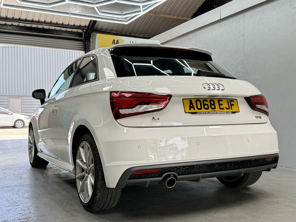 Audi A1 Hatchback 1.0 Tfsi S Line Apply For Finance On Ou AO68EJF White #3