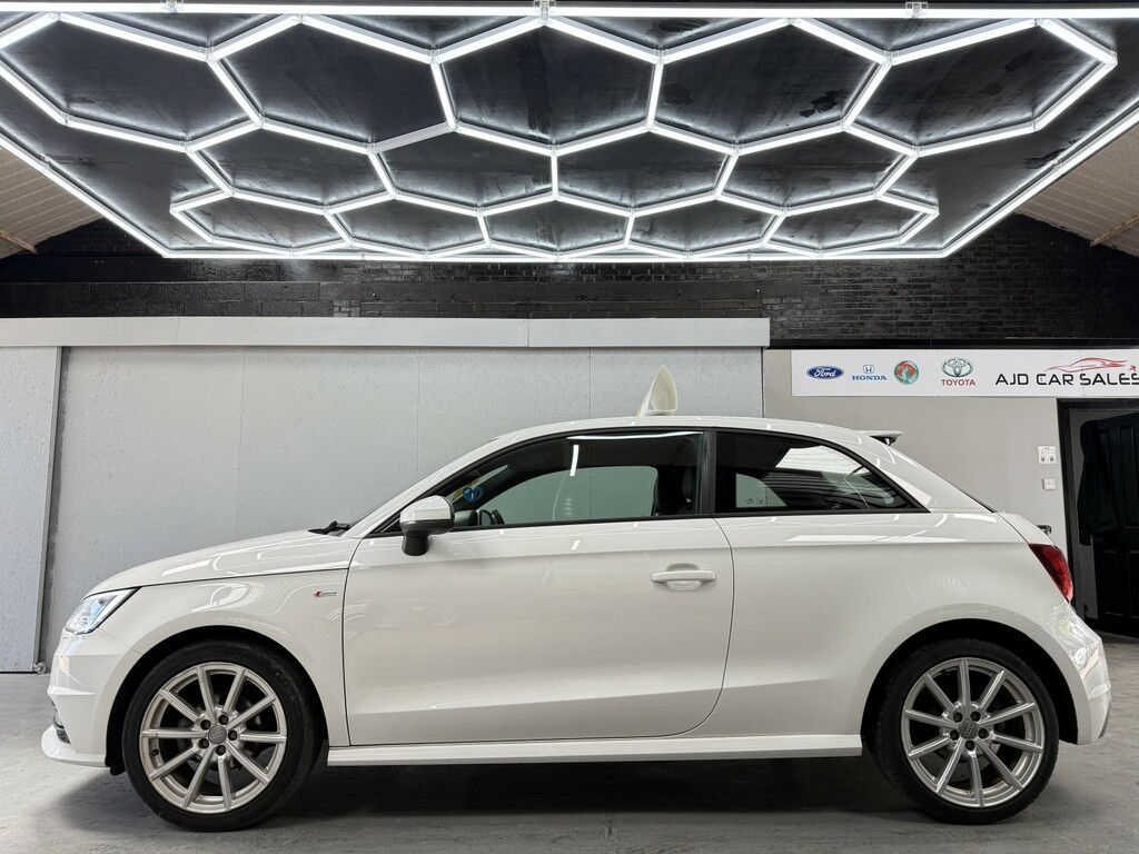 Audi A1 Hatchback 1.0 Tfsi S Line Apply For Finance On Ou AO68EJF White #2