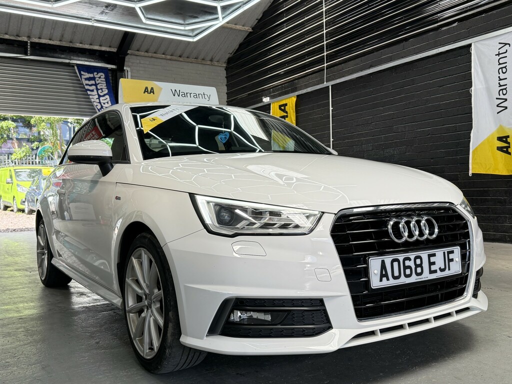 Audi A1 Hatchback 1.0 Tfsi S Line Apply For Finance On Ou AO68EJF White #6