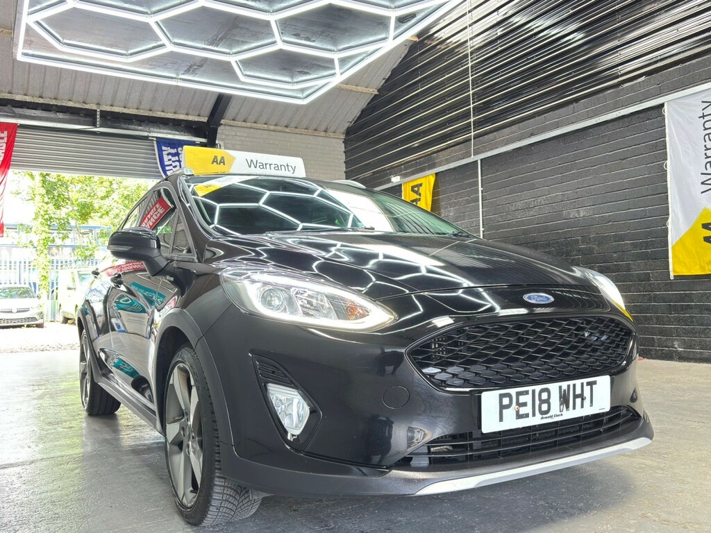 Ford Fiesta 1.0 T Ecoboost Active X Apply For Finance On Our PE18WHT Black #5