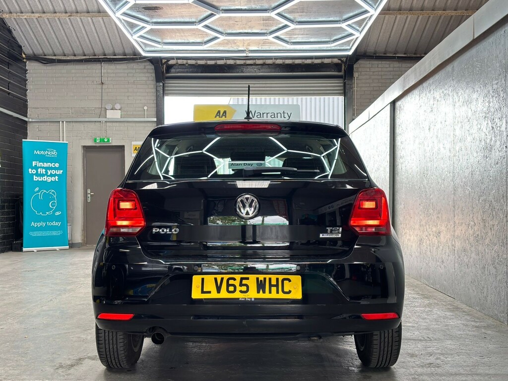 Volkswagen Polo 1.2 Tsi Bluemotion Tech Se Apply For Finance On LV65WHC Black #4