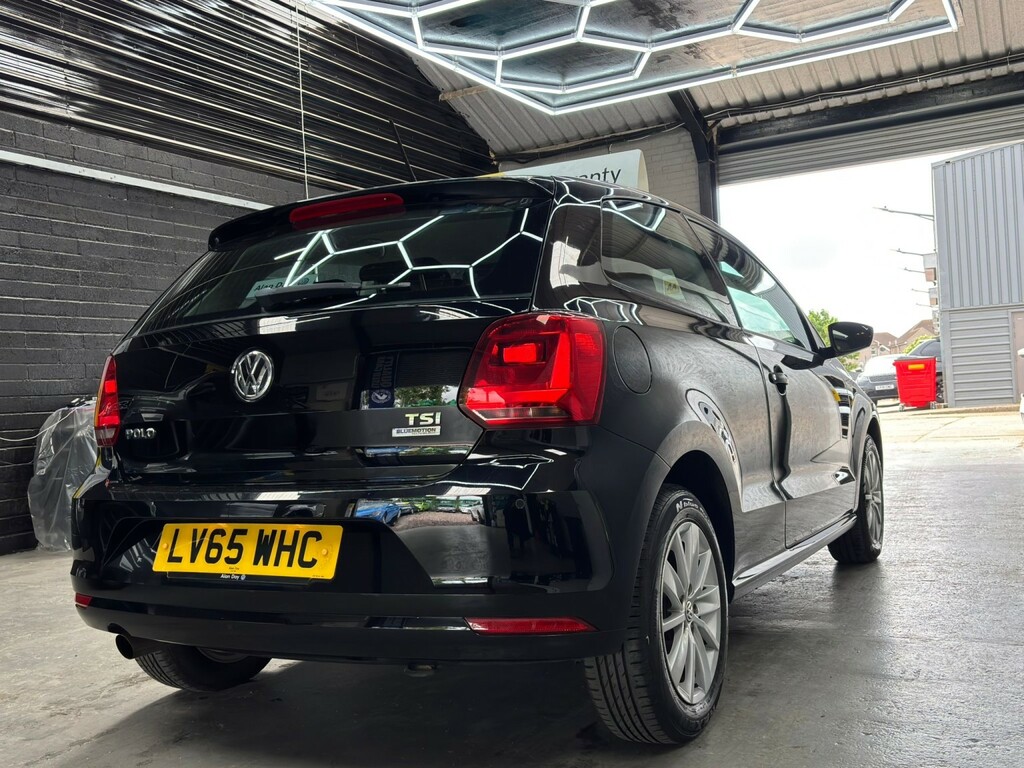 Volkswagen Polo 1.2 Tsi Bluemotion Tech Se Apply For Finance On LV65WHC Black #5