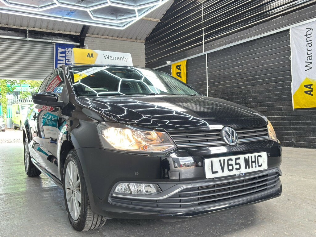 Volkswagen Polo 1.2 Tsi Bluemotion Tech Se Apply For Finance On LV65WHC Black #6