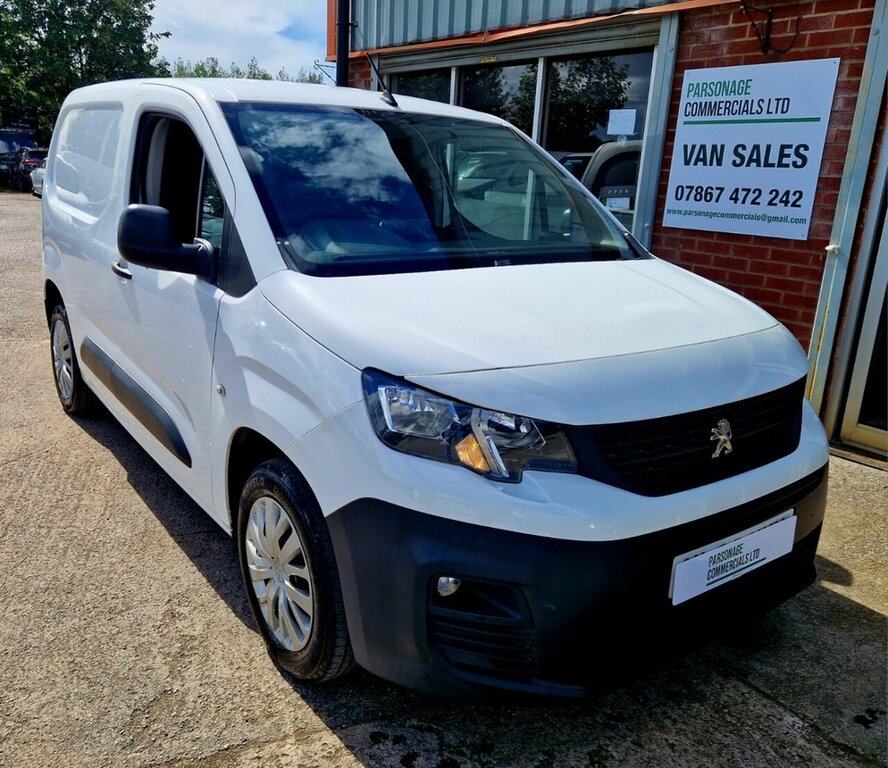 Peugeot Partner Panel Van 1.6 Bluehdi 650 S Standard Panel Van Swb White #9