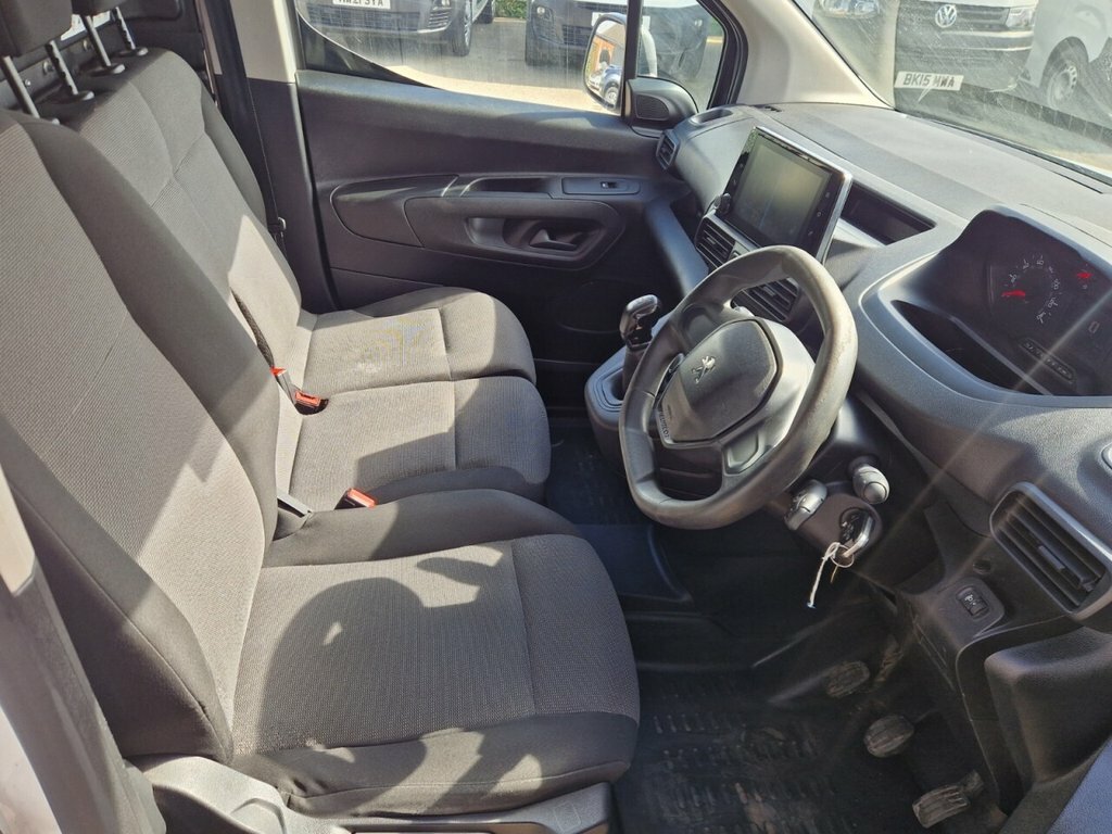 Peugeot Partner Panel Van 1.6 Bluehdi 650 S Standard Panel Van Swb White #14