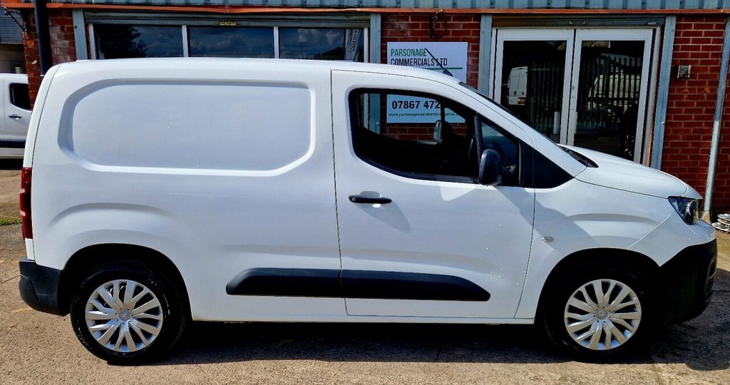 Peugeot Partner Panel Van 1.6 Bluehdi 650 S Standard Panel Van Swb White #8