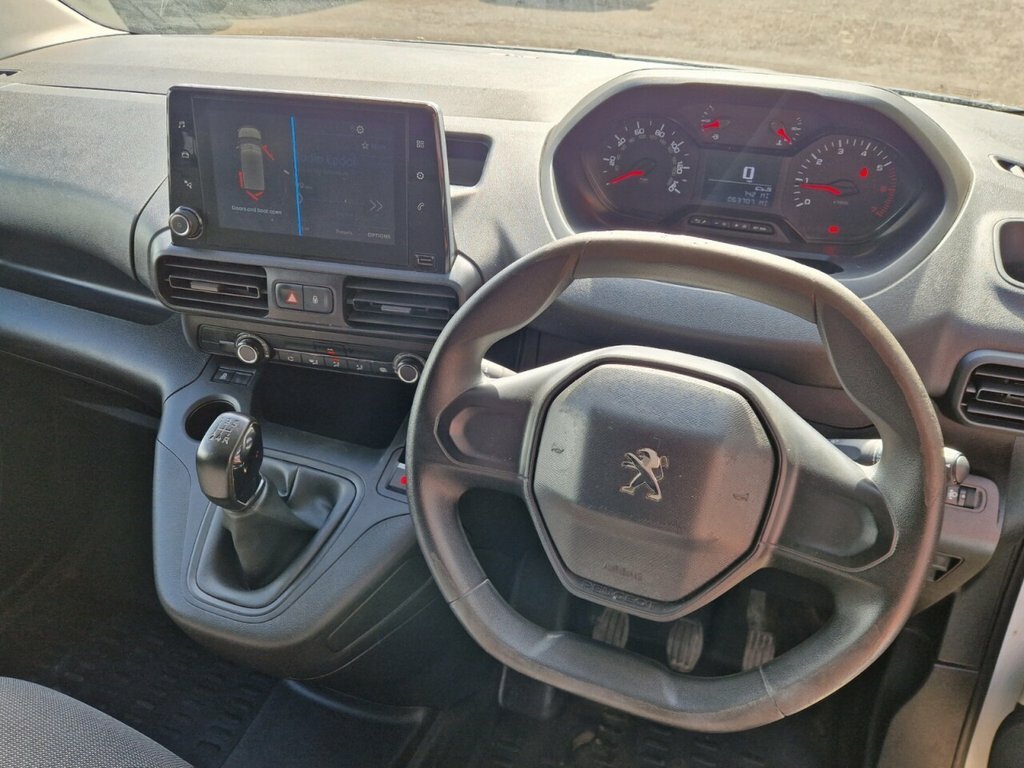 Peugeot Partner Panel Van 1.6 Bluehdi 650 S Standard Panel Van Swb White #16